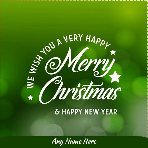 Wish You a Merry Christmas And Happy New Year 2019 With Name Wish You a Merry Christmas And Happy New Year 2019 With Name