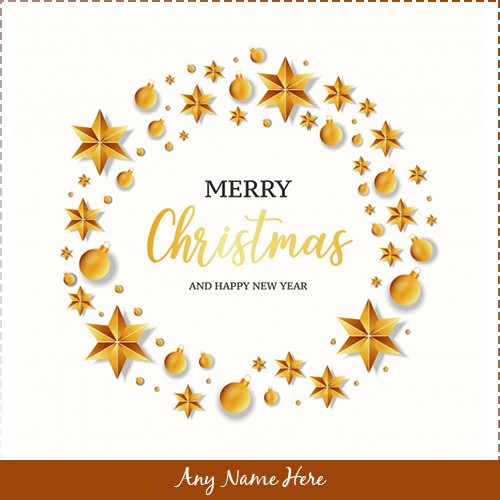 Merry Christmas And Happy New Year 2019 With Own Name Merry Christmas And Happy New Year 2019 With Own Name