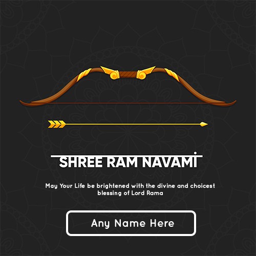 Happy Ram Navami 2020 Card With Name Editor Happy Ram Navami 2020 Card With Name Editor