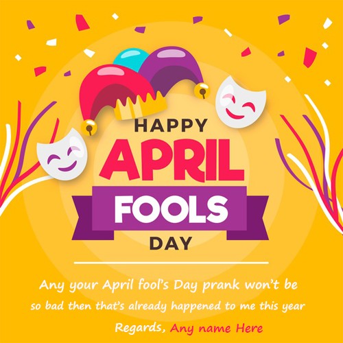 Happy April Fools Day 2020 Greeting Cards With Name Happy April Fools Day 2020 Greeting Cards With Name
