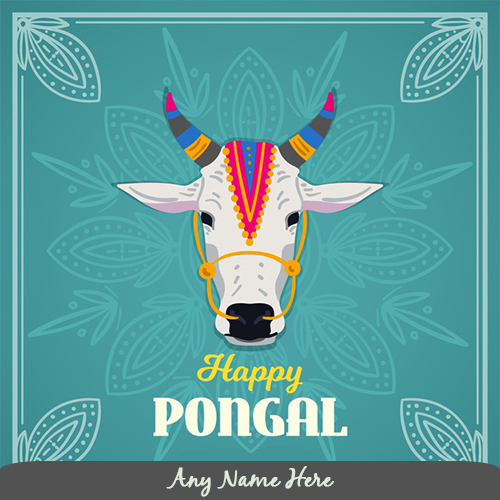 Happy Pongal 2023 Cartoon Photos With Name Happy Pongal 2023 Cartoon Photos With Name