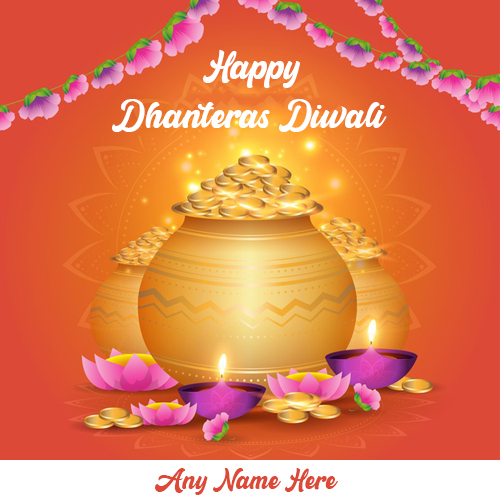 Happy Dhanteras Diwali 2024 Wishes With Name