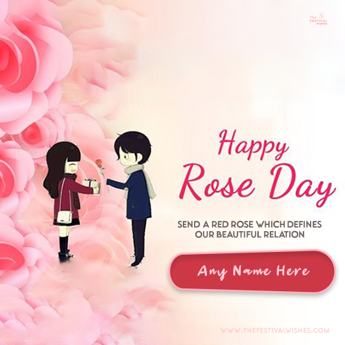 Rose Day 2025 Special Images With Name Download