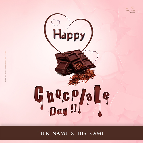 Valentine's Chocolate Day 2025 Images With Name