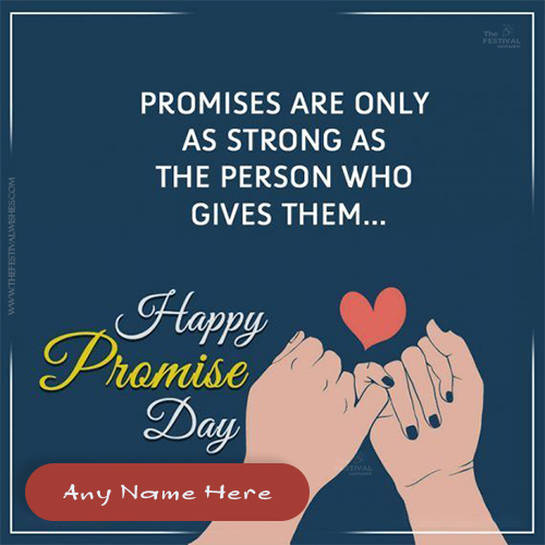 Happy Promise Day 2025 Couple Pic With Girlfriend Name