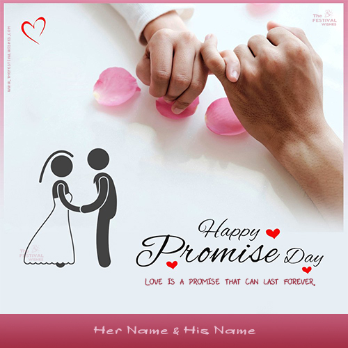 I Love You Happy Promise Day 2025 Images With Name Edit