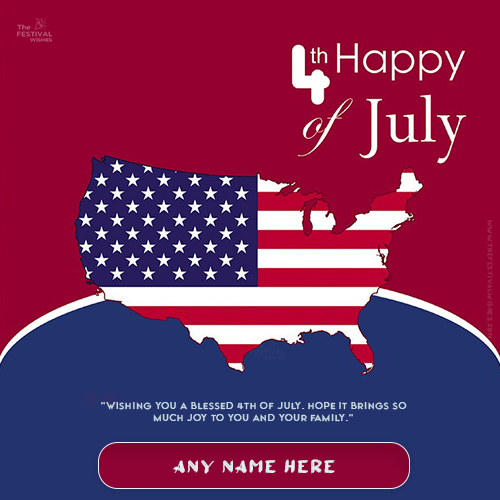 4th Of July Independence Day 2025 Quotes Message With Name