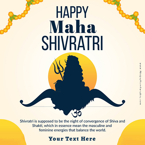 Happy Maha Shivratri 2025 Wishes With English Message With Name Images