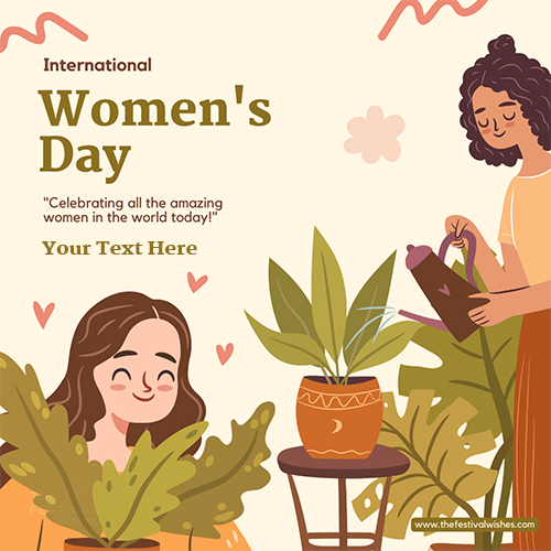 Happy Women's Day 2025 Festival Wishes Color Quotes Photo