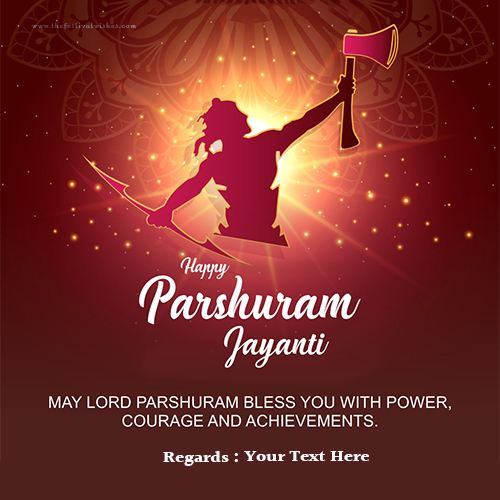Write Your Name On Parshuram Jayanti 2025 Quotes In English