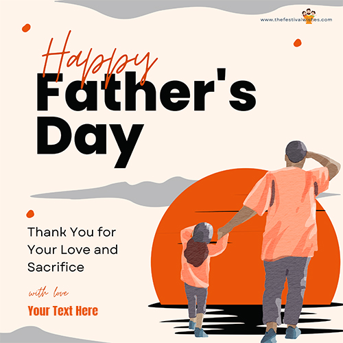 Father's Day 2025 Card With Name Generator Online