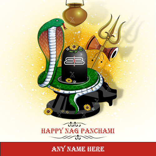 Nag Panchami 2025 Wishes With Name And Photo Edit
