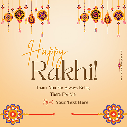Raksha Bandhan 2025 Greetings Images With Name Editor Free