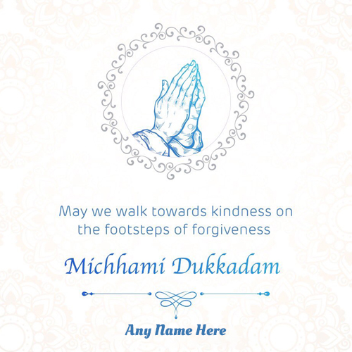 Jain Samvatsari 2025 Wishes Images With Name In English