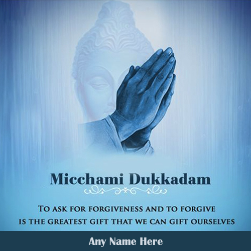 Write Name On Jain Michhami Dukkadam 2025 Status