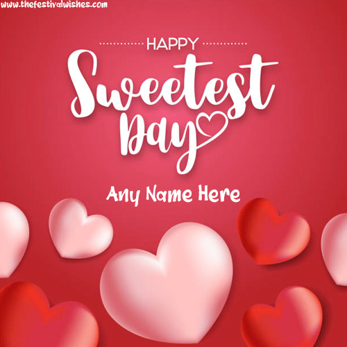 Free Printable Sweetest Day Card With Name