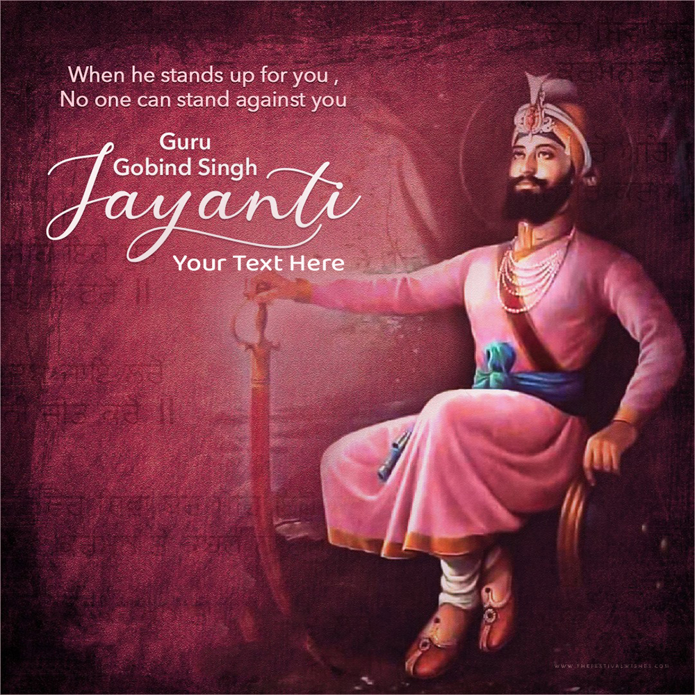 Guru Gobind Singh Ji Wishes 2025 Quotes Pictures In English With Name