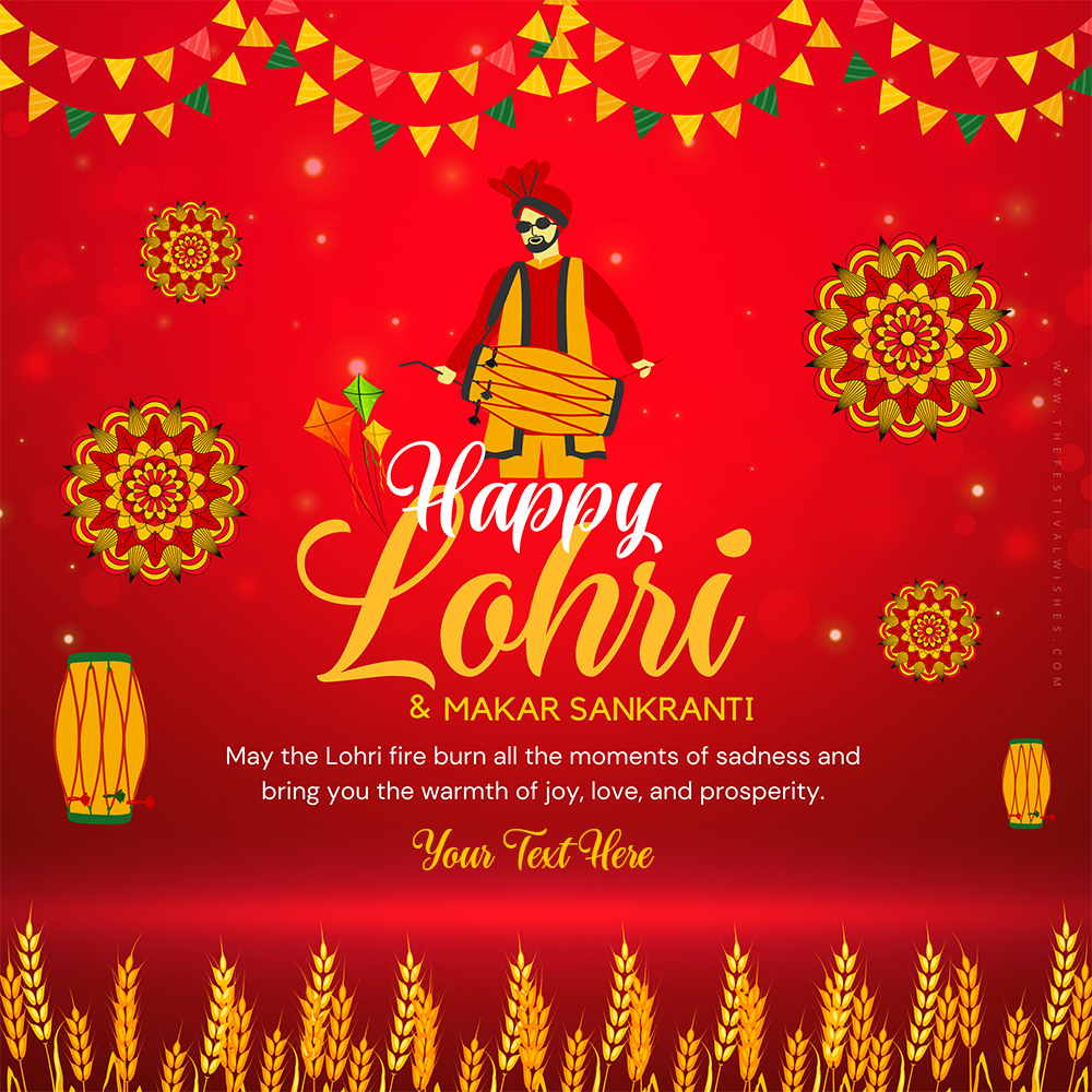 Free Download Lohri And Makar Sankranti 2025 Festival With Name
