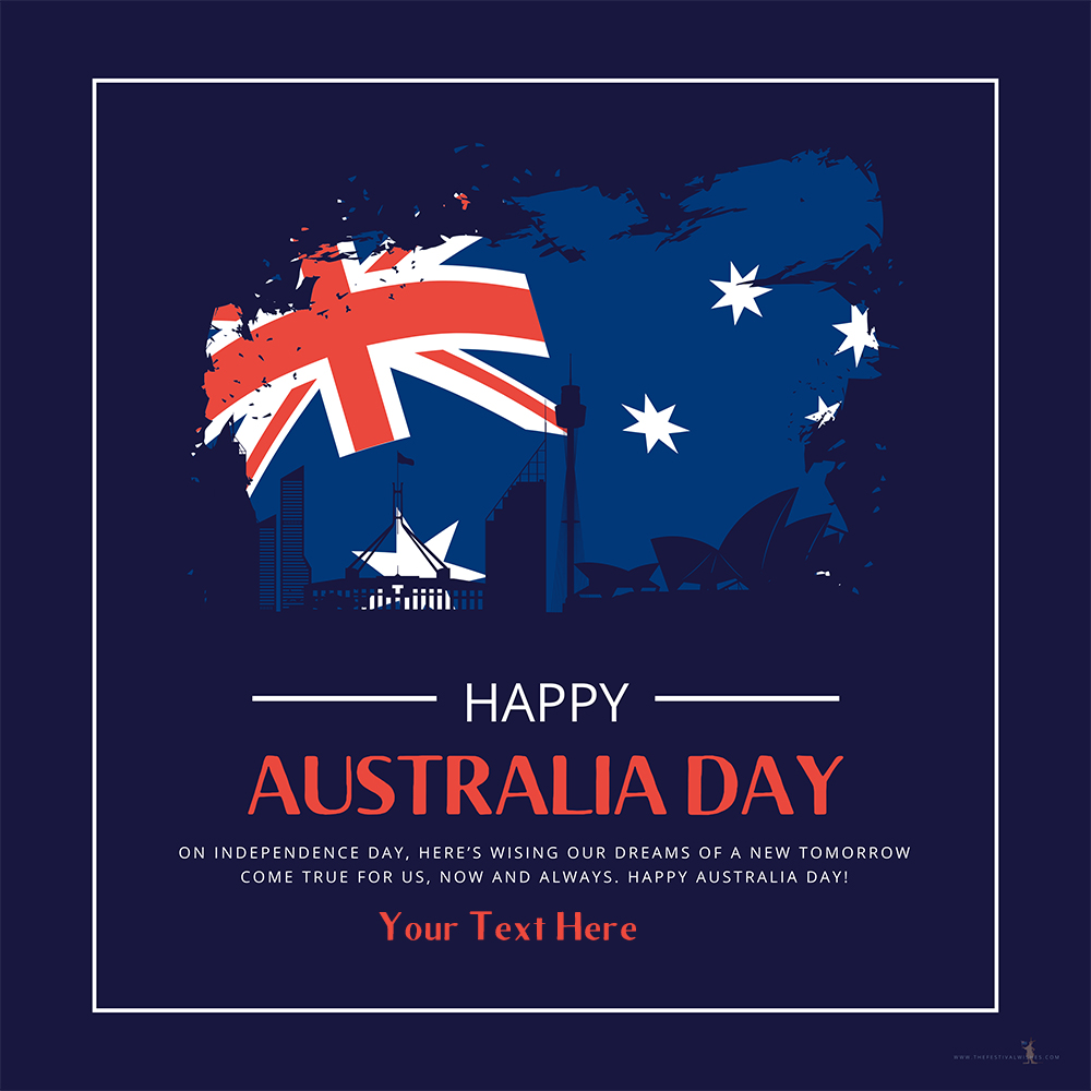 Wishing You A Happy Australia Day 2025 Images Online With Name
