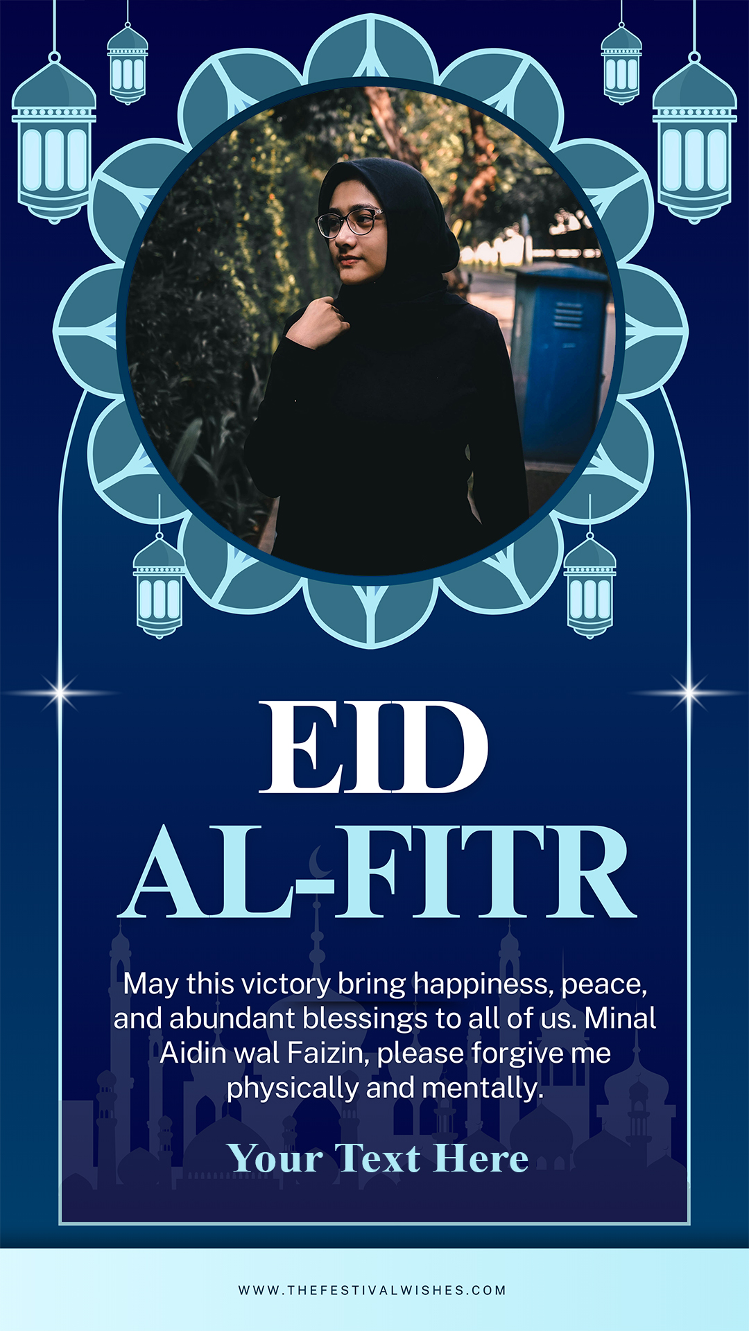 Create Name On Eid Ul Fitr 2025 Ka Chand Mubarak Status