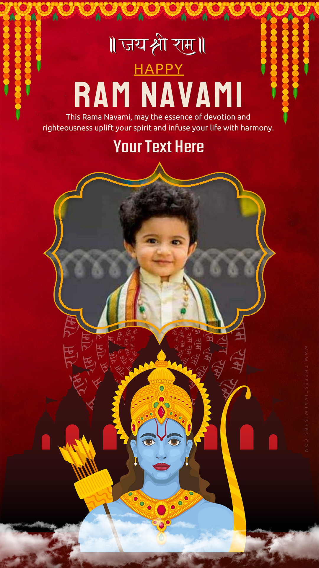 Sri Rama Navami 2025 Whatsapp Status With Name And Photo