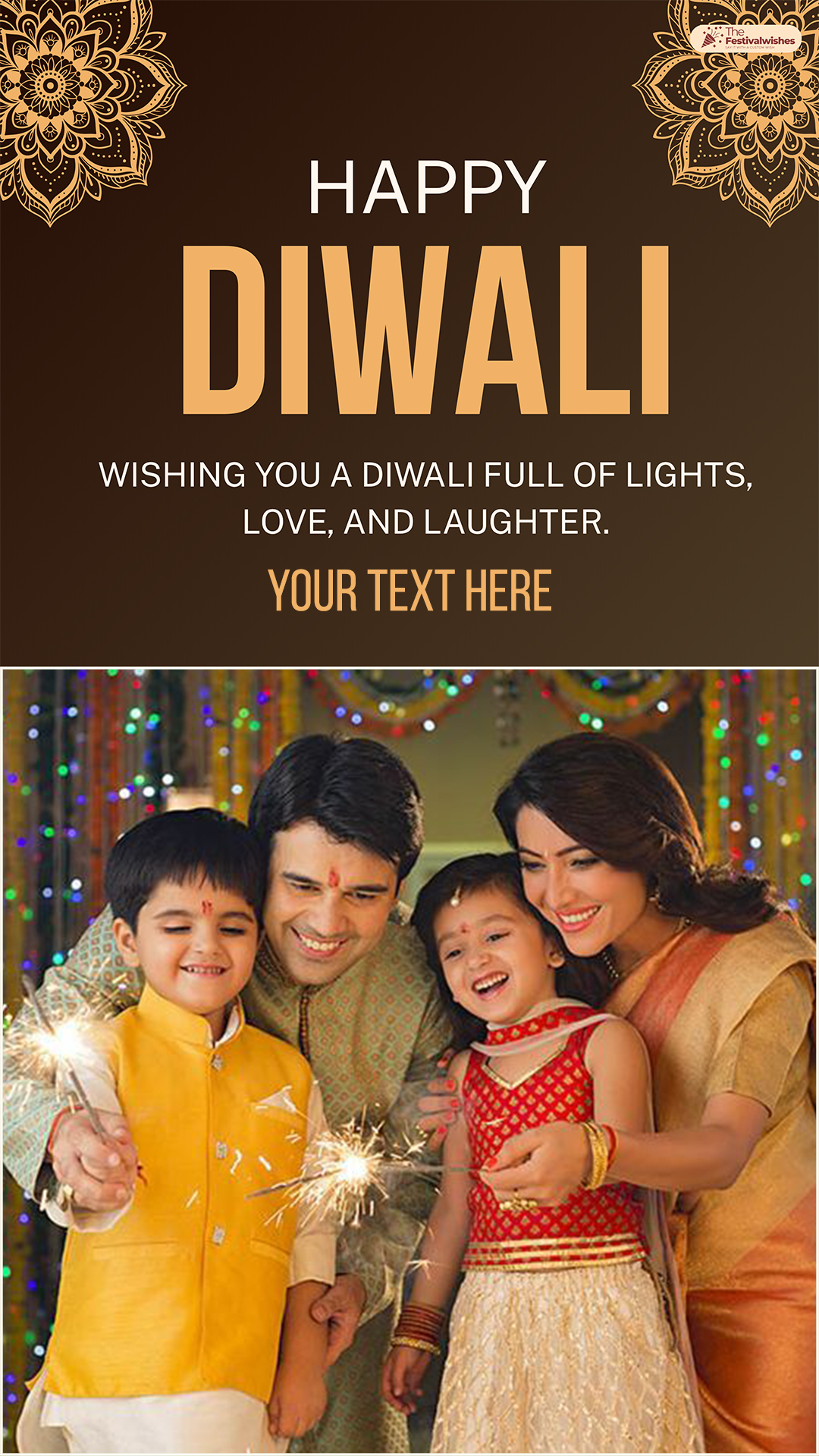 Free Happy Diwali 2025 Photo Frame Editor With Name