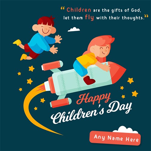 Happy Childrens Day 2023 Images With Name Download