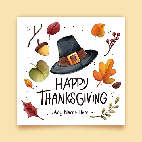 Thanksgiving Day Card Messages With Name