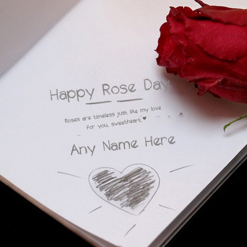 Rose Day Quotes Images In English With Name