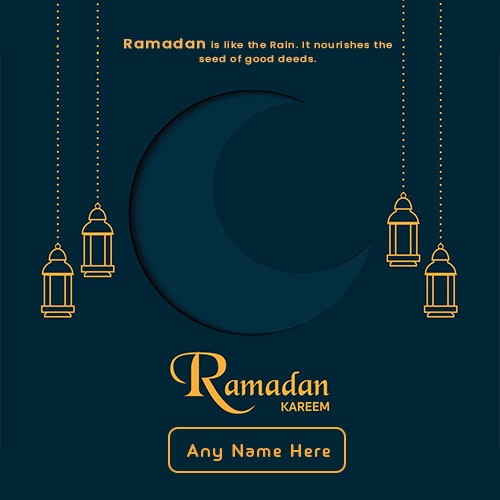 2024 Ramadan Mubarak Greetings Picture With Name