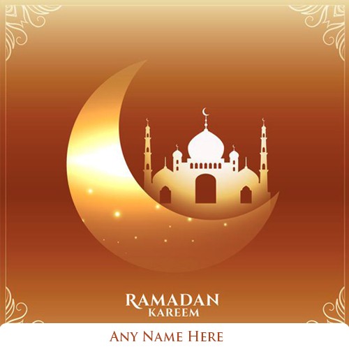 Ramadan Kareem Whatsapp Dp With Edit Name
