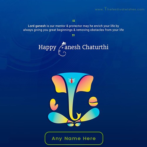 Ganesh Chaturthi Festival 2023 Pictures With Name