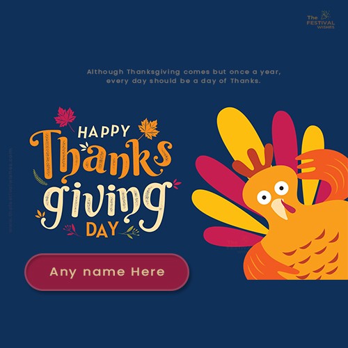 Thanks Giving 2023 Wishes In Advance With Name