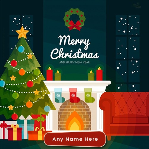 Happy Christmas And Happy New Year 2023 Picture With Name