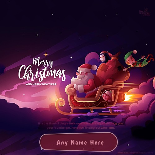 Advance Happy Santa Claus 2023 Images With Name
