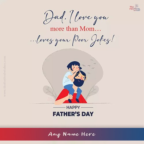 Fathers Day 2023 Card With Name Generator