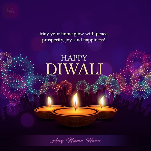 Diwali Greeting Cards With Company Name