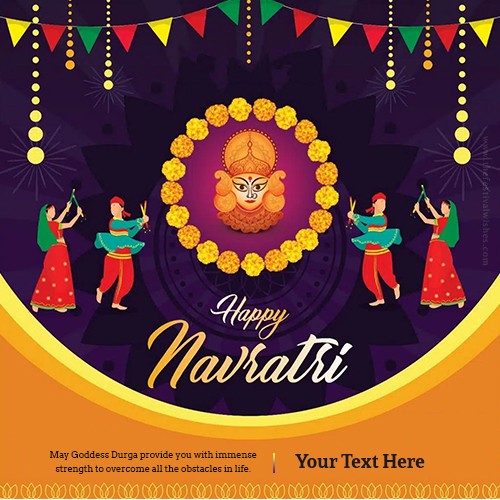 Happy Navratri 2023 Wishes Maa Durga For Whatsapp Status Download With Name