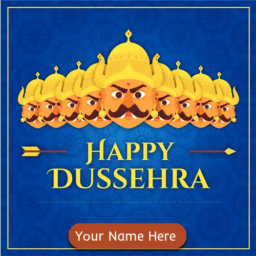 Happy Dussehra Images 2024 with Name