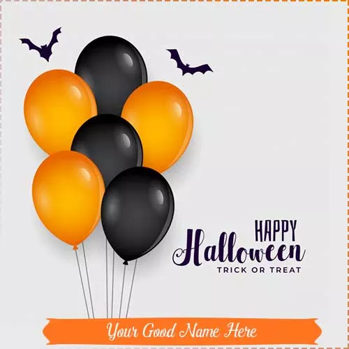 Pumpkin Cartoon Halloween 2025 With Name