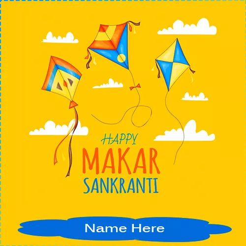 Makar Sankranti Pic 2025 With Name