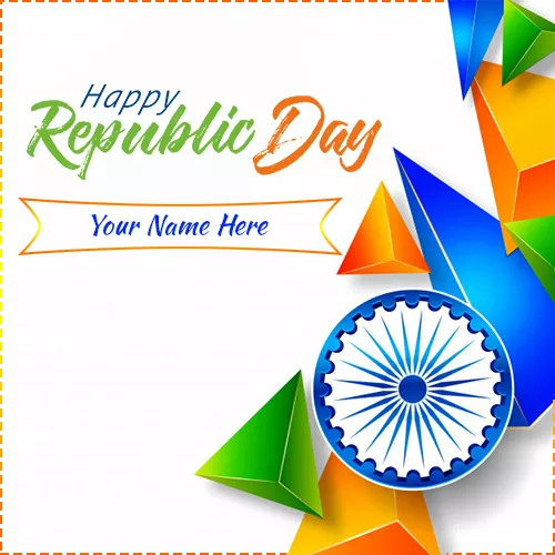 26th January Happy Republic Day Pics With Name Edit