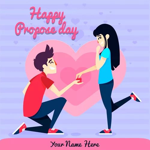 Propose Day 2024 Card Images For Girlfriend With Name