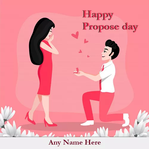 Propose Day 2024 Picture For Boyfriend With Name