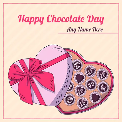 Chocolate Day 2022 Sweetheart Picture With Name
