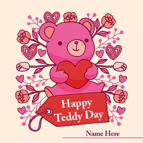 Happy Teddy Bear Day 2024 Image With Name