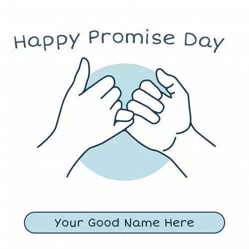 Happy Promise Day 2023 Pic With Name