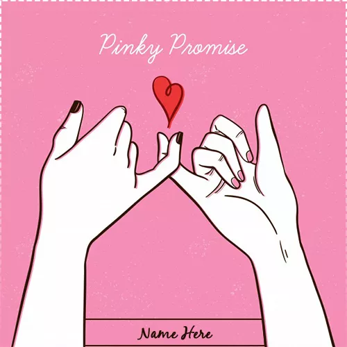 Happy Promise Day 2025 Card With GF and BF Name Edit