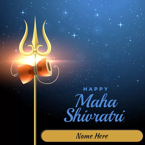 Shivratri 2024 Card With Name Edit