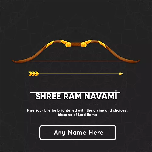 Happy Ram Navami 2024 Card With Name Editor